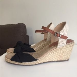 Lucky Brand espadrille wedge sandals